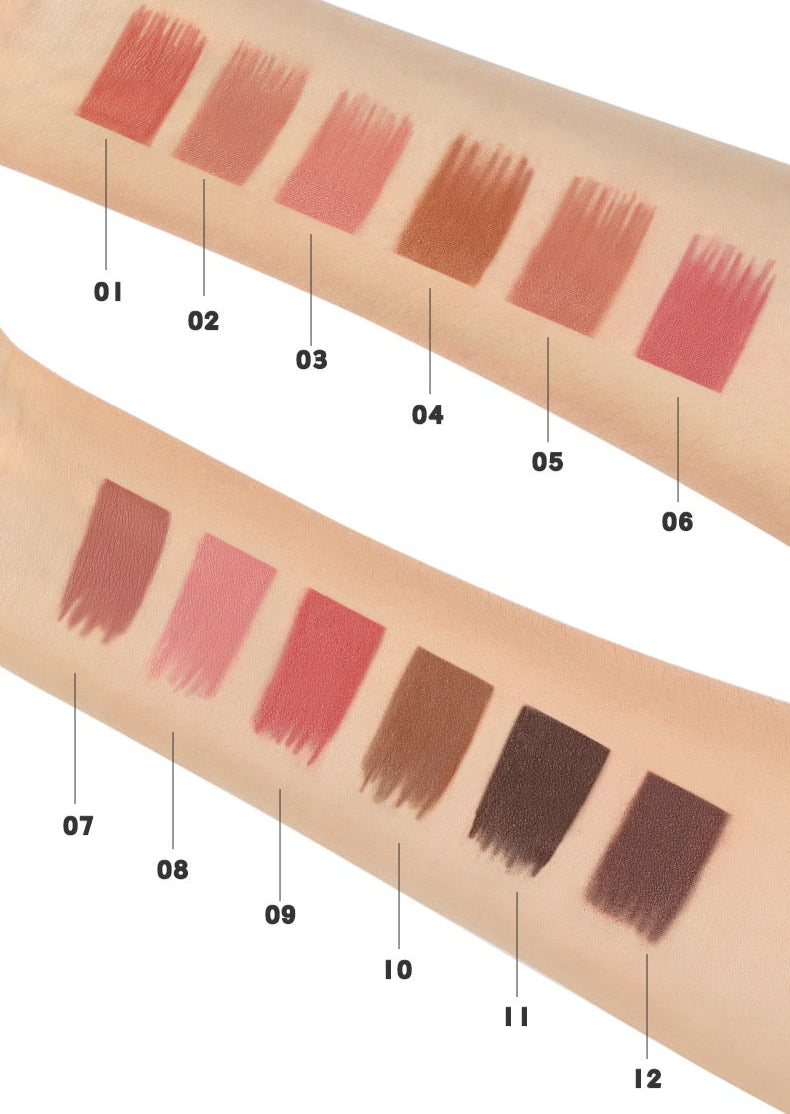 Creamy Lip Liner & Sharpener 12-piece Set