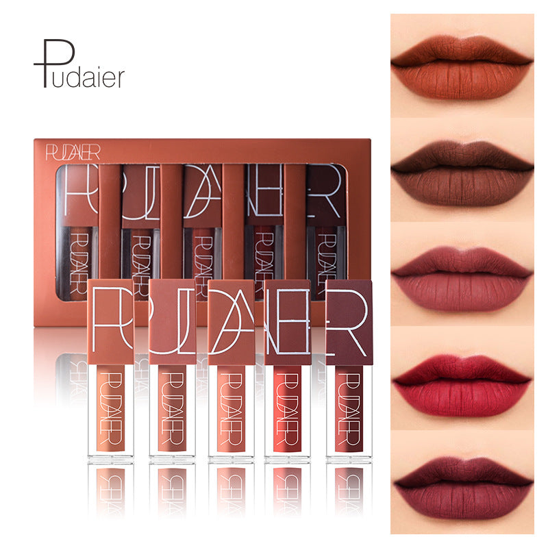5 Piece Liquid Lipstick set