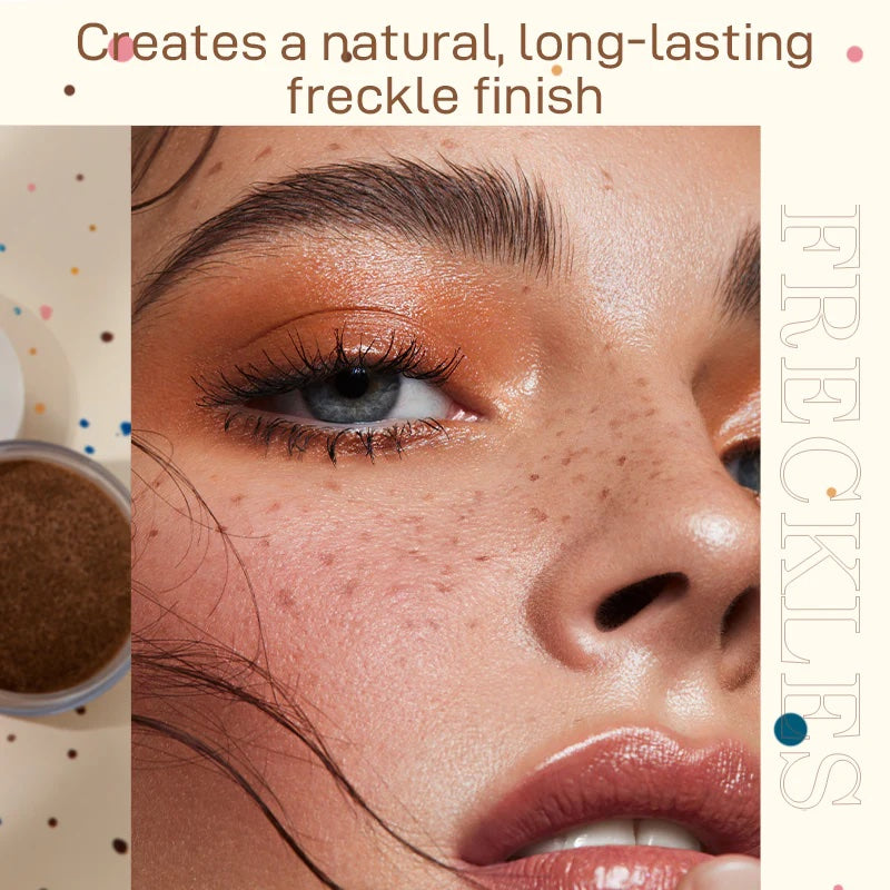 Colorful Faux Freckles Printing