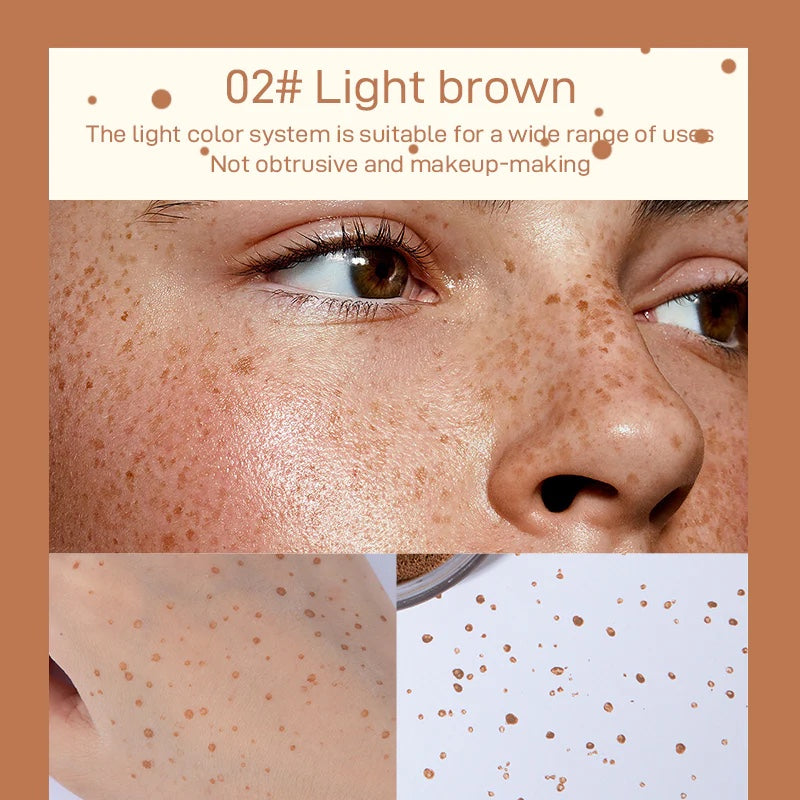 Colorful Faux Freckles Printing