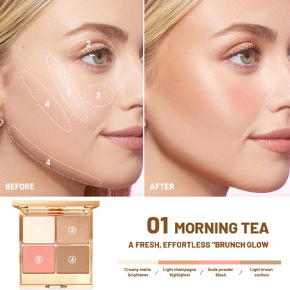 Glam Glow Highlighter And Bronzer Palette