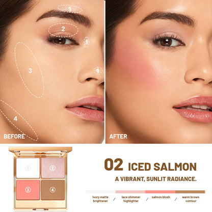 Glam Glow Highlighter And Bronzer Palette