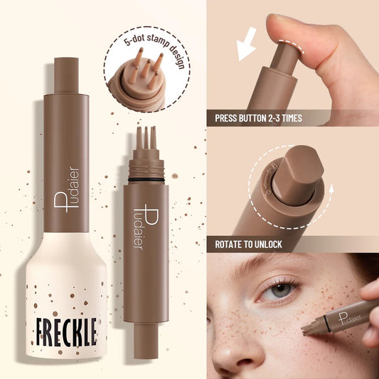 Faux freckle stamp