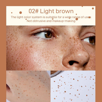 Colorful Faux Freckles Printing