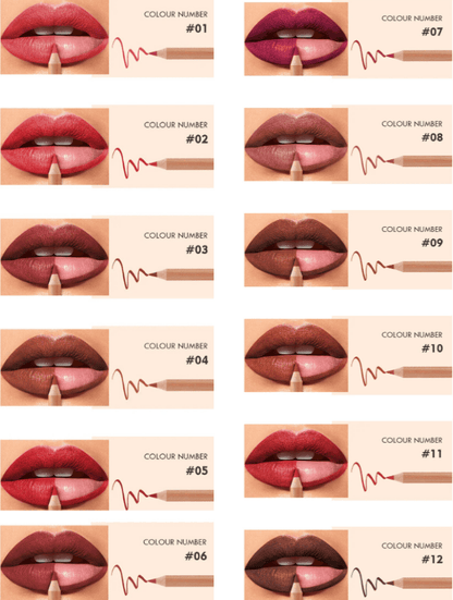 Precision Pout Lip Liner 12-Piece Set